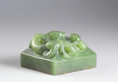 图片[3]-Jade seal inscribed with “Ziqiang buxi,” Qing dynasty, Qianlong reign (1736-1795)-China Archive